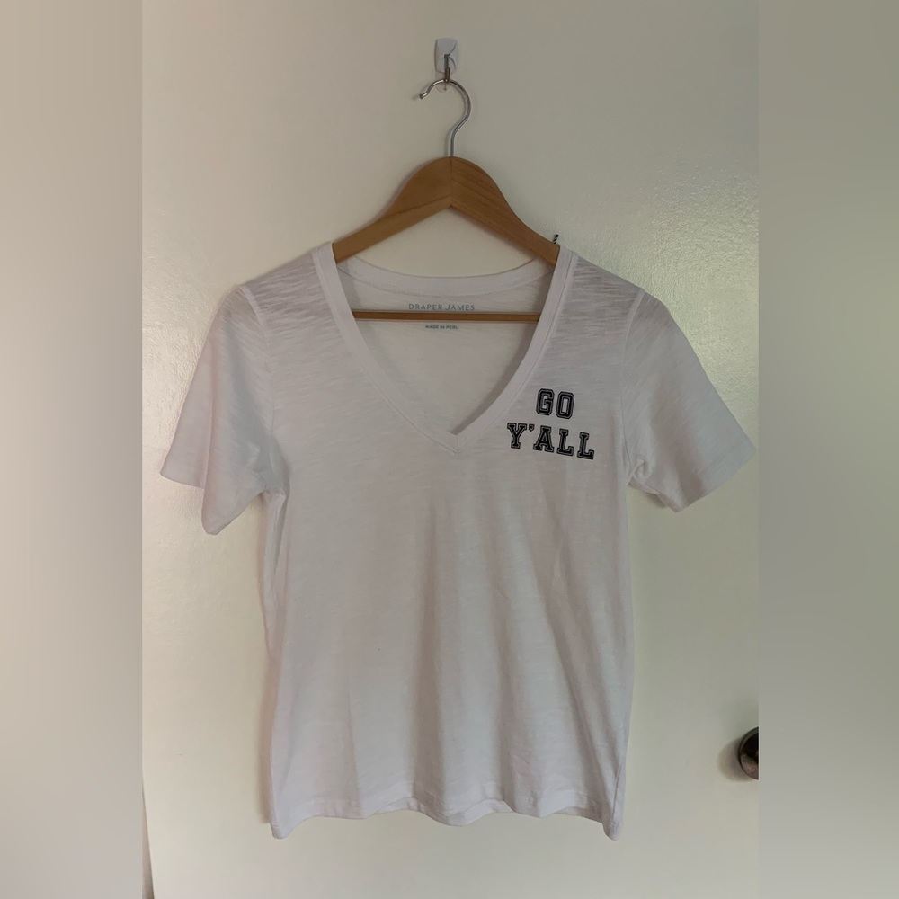 Draper James Go Ya’ll Slub Tee, NWT, XS